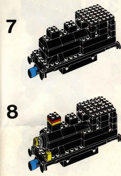 725 12V Train and Track LEGO instructions and