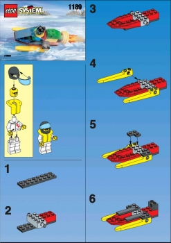 LEGO 1189-Rocket-Boat